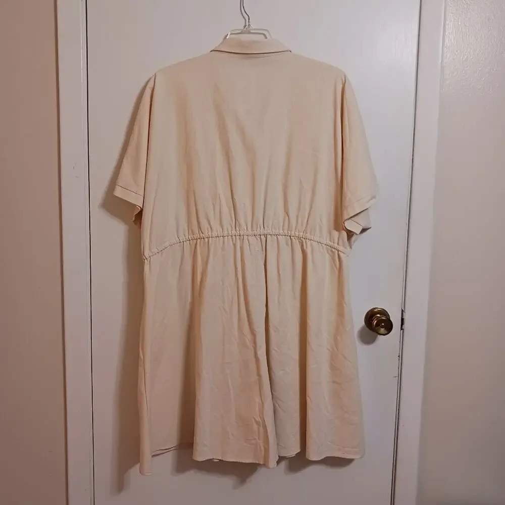 NWT Rebdolls linen blend romper 2X summer travel beach cruise vacation festival - Picture 4 of 15